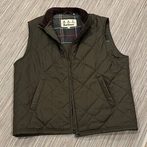 Barbour Dark Green Quilted Men's Vest